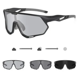 Large Frame Cycling Motorcycle Sunglasses Outdoor Sports Polarized Shades with Myopia Correction