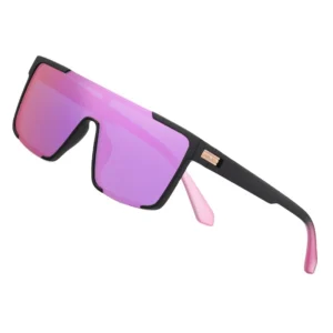 Large Frame One Piece New Sunglasses TR90 Dazzling Color Polarized Sunglasses for Men and Women Golf Ball Glasses