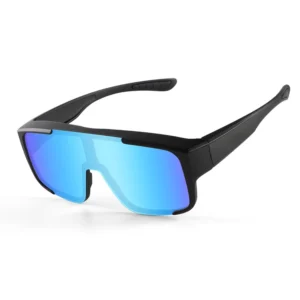 Large Original Fit Over Square UV400 Custom Logo Big Frame Photochromic Sunglasses Goggles Safety Z87+ Safety Sunglasses
