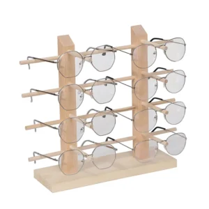 LiEr GA070C Solid Wood Glasses Display Stand Eyewear Frame Sunglasses Rack Shelf