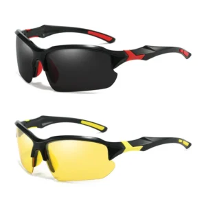 Lightweight Sports Sunglasses Men Custom Logo Sun Shades Eye Glasses Fashion Goggles Half Frame Cycling Polarized Sunglasses