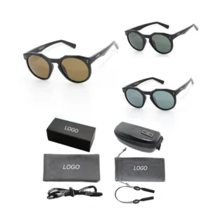 Lightweight TR90 Women’s Sunglasses UV400 Polarized Glass Lens Anti Glare Classic Color Custom Logo Outdoor