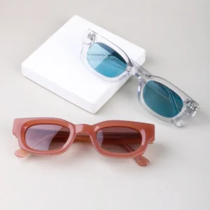 Lmamba 2414 Luxury Brand Designer High Quality Sun Glasses Rectangle Oversize Custom Logo Acetate Sunglasses Men Women