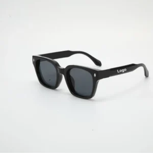 Lmamba 6196 Vintage Square Plastic Frames Custom Logo Shades Trendy Thick Frames Sunglasses Women Men