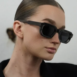 Logo Custom High Quality Retro Polarized Square Sun Glasses UV400 Acetate Thickened Small Frame Sunglasses for Men Women