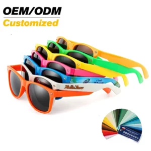 Logo Gafas Promotion Pc Women Men Adult Plastic Sun Glasses Square Oversized Glasses Fashion Custom Shape Sunglasses