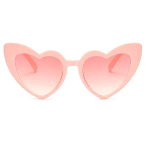 Love Hearts PC Frames Vintage Women manufacture lentes de sol Heart Shaped Shade Candy Colorful New Designer Sunglasses