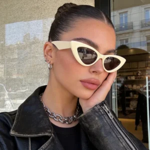 Luxury Acetate Cat Eye Full Rim Sunglasses Unisex Polarized Custom Logo Fashion Style Outdoor Activities Light Weight UV400