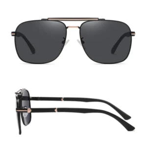 Luxury Custom Logo Men’s Sunglasses Polarized Classical Style UV Protection & Sunshade