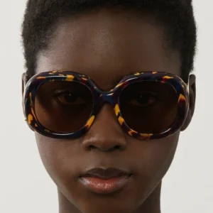 Luxury Designer Oversized Thick Frame Sun Glasses Custom Fashion Classic Vintage Sunglasses for Men Women Acetate Material