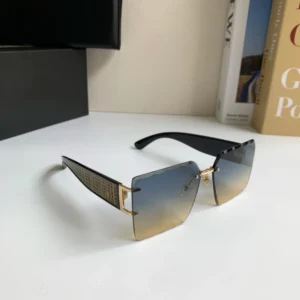 Luxury Designer Sunglasses Retro Frameless Neutral Style Sunglasses Polarized UV 400 protection Men’s Sunglasses