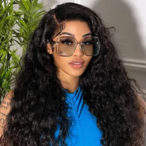 Luxury Designer Sunglasses Women Vintage Metal Frame Green Oversized Sun Glasses Gradient Colorful Shades