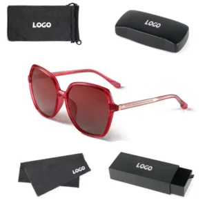 Luxury Designer Women’s Square Sunglasses Custom Polarized Shades Sunglasses for Women