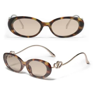 Luxury Designer Women’s UV400 Polarized Sun Glasses Custom Shades Stylish Acetate Frame