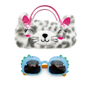 Luxury Kids Sunglasses and Cute Case New Girls Children Shades Glasses With Custom Logo