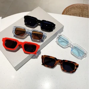 Luxury Men Sunglasses Low Price Unisex UV400 PC Square Thick Black Frame Men Reading Classical Sunglasses Gafas De Sol