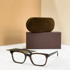 Luxury Men’s Glasses Fashion Square Transparent Lens Glasses High Quality Glasses