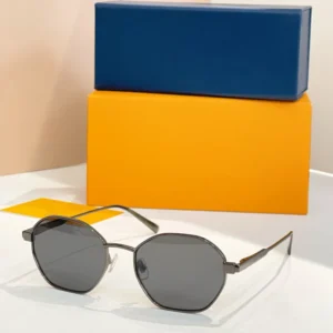 Luxury Men’s Metal Frame Trendy Sunglasses Sun Shade UV400 Sunglasses High grade Sunglasses