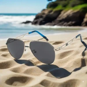 Luxury Men’s OMELLE Z28 Full Rim Sun Glasses Personalized Motorcycle Pilot Eyewear UV400 Lenses Sunglasses