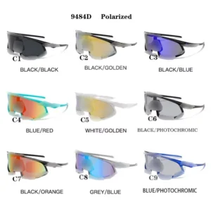 Luxury Men’s Sports Sunglasses Outdoor UV400 Polarized Sports Eyewear Shades Sunglasses Unisex