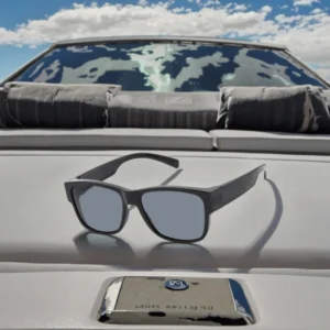 Luxury Men’s Sunglasses Fashionable Black TR Frame UV400 Polarized Driving Hiking Outdoor Comfortable Custom Logo Fit