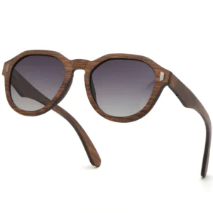 Luxury OEM Handmade Wooden Sunglasses Stylish Custom logo Polarized UV400 Mirror Metal Hinge Bamboo Wood Eyewear for Unisex