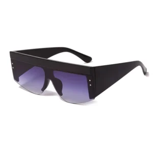 Luxury Oversized Big Frame One-piece Shades Summer Sunglasses Men Women Custom Logo