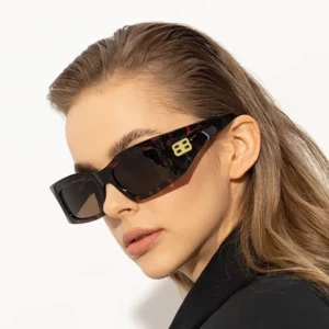 Luxury Popular Designer square Women Sunglasses Oversized Frame Uv400 Shades
