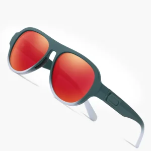 Luxury Square Full Rim TR90 Frame Sunglasses Polarized Mirror Lenses Matte Style Unisex Outdoors Protective TAC Portable Fashion
