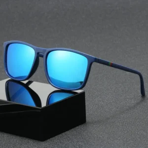 Luxury Square Vintage Polarized Windproof Cycling Sunglasses UV400 Male Eyewear Men Women Fashion Travel Driving Fishing Glasses