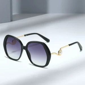 Luxury Sun Glasses Women Premium PC+Metal Frame UV400 Protection Custom Logo Eyewear Shades