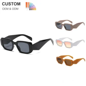 Luxury Sunglasses Rectangle Frames UV400 Custom Logo Shades Women Sunglasses Men’s Designer’s Sunglasses