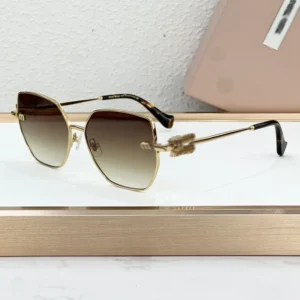 Luxury Textured Metal Frame Light Weight Comfortable Cat Eye Sunglasses Style Gradient Lens Women Fashion