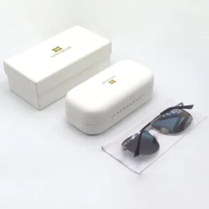 Luxury White Cloth Pouch Bag Eyewear Glasses Packaging Box Sunglasses Case Custom Logo