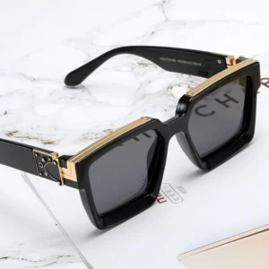 Luxury Women’s Sunglasses Famous Brand Designer Millionaire Sun Glasses with Square Hot Fashion Sol for Men