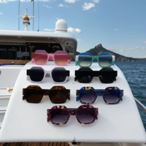 Luxury Women’s Sunglasses UV400 Wide Leg Multi Style Lightweight Comfortable TAC Polarized Lenses In Stock