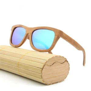 Luxury Wooden Sunglasses Polarized Lens Custom Logo Men Woman Retro Wood Sunglasses