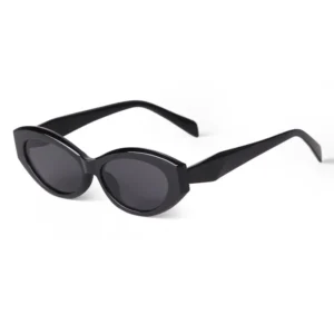 MINGYI Small Oval Full Rim Cat Eye Women’s and Men’s Retro Fashion Sunglasses UV400