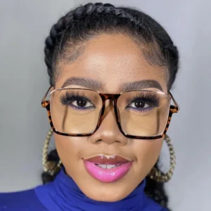 MK24030201 New Factory Fashion Half Semi Frame Eyeglasses Optical Frames Retro Big Square Anti Blue Glasses Spectacles Lunettes