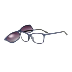 Magnetic Clip on Sunglasses TR & Plastic Steel Frame CE UV400 Polarized Clip on Sunglasses