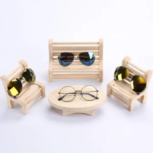 Manufacturer Fashion Optical Sunglasses Display Decoration Props Creative Glasses Display Stand Golden Glasses Display