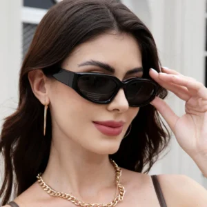Manufacturers Fashion Luxury Y2k Acetate Cat Eye Frame Designs Polarized Custom logo Women Sunglasses Eyeglasses