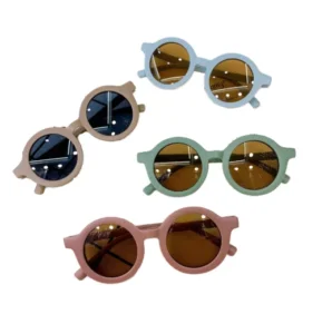 Manufacturers Price New Children’s Sunglasses Fashion Cute Round Baby Sunglasses