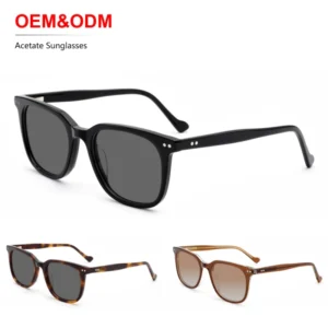 Men Acetate Sunglasses TAC Polarized Lenses High end Luxury Fashion Blue Light Blocker Eyeglasses Custom OEM Unisex