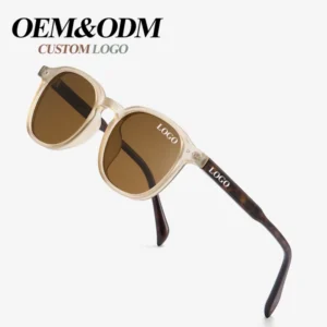 Men Custom Logo Sunglasses TR90 Polarized UV400 Sunglasses Unisex