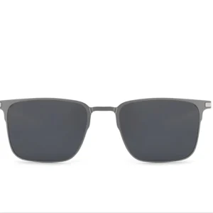 Men Lightweight Metal Frame 3-In-1 Magnetic Sunglasses Polarized Night Vision Anti Blue Light Driving Glasses 7012-3