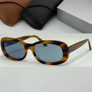 Men Trendy Retro 90s Sun Glasses UV Protection Square Frame Rectangle Italian Designer Acetate Luxury Sunglasses for Women