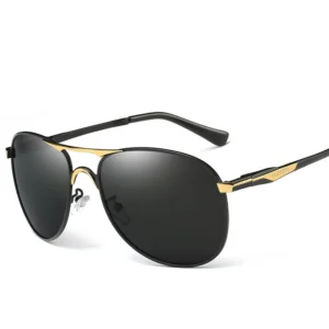 Men Vintage Aluminum HD Polarized Sunglasses Classic Sun Glasses Coating Lens Driving Shades for Men Women
