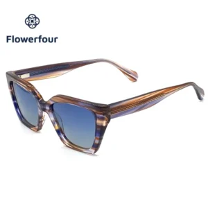 Men Women Big Frame Oversized Sunglasses Retro Handmade Cat Eye Acetate Sunglasses