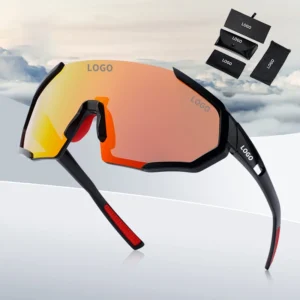 Men and Women’s TR90 Fashionable Cycling Sunglasses Outdoor Sports Windproof High Definition Polarized Glasses